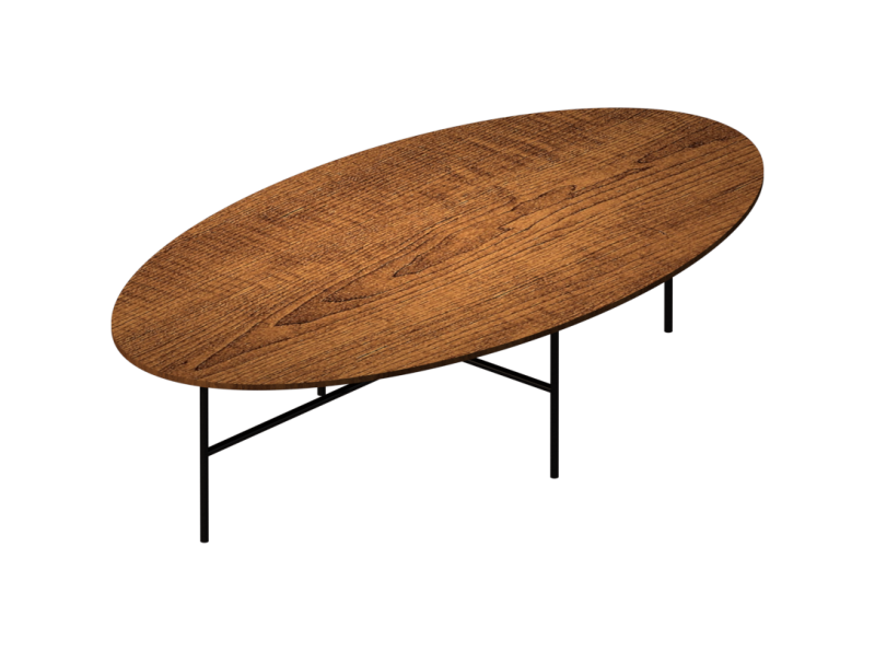 Coffee Table Oval M150 - FoxLustres